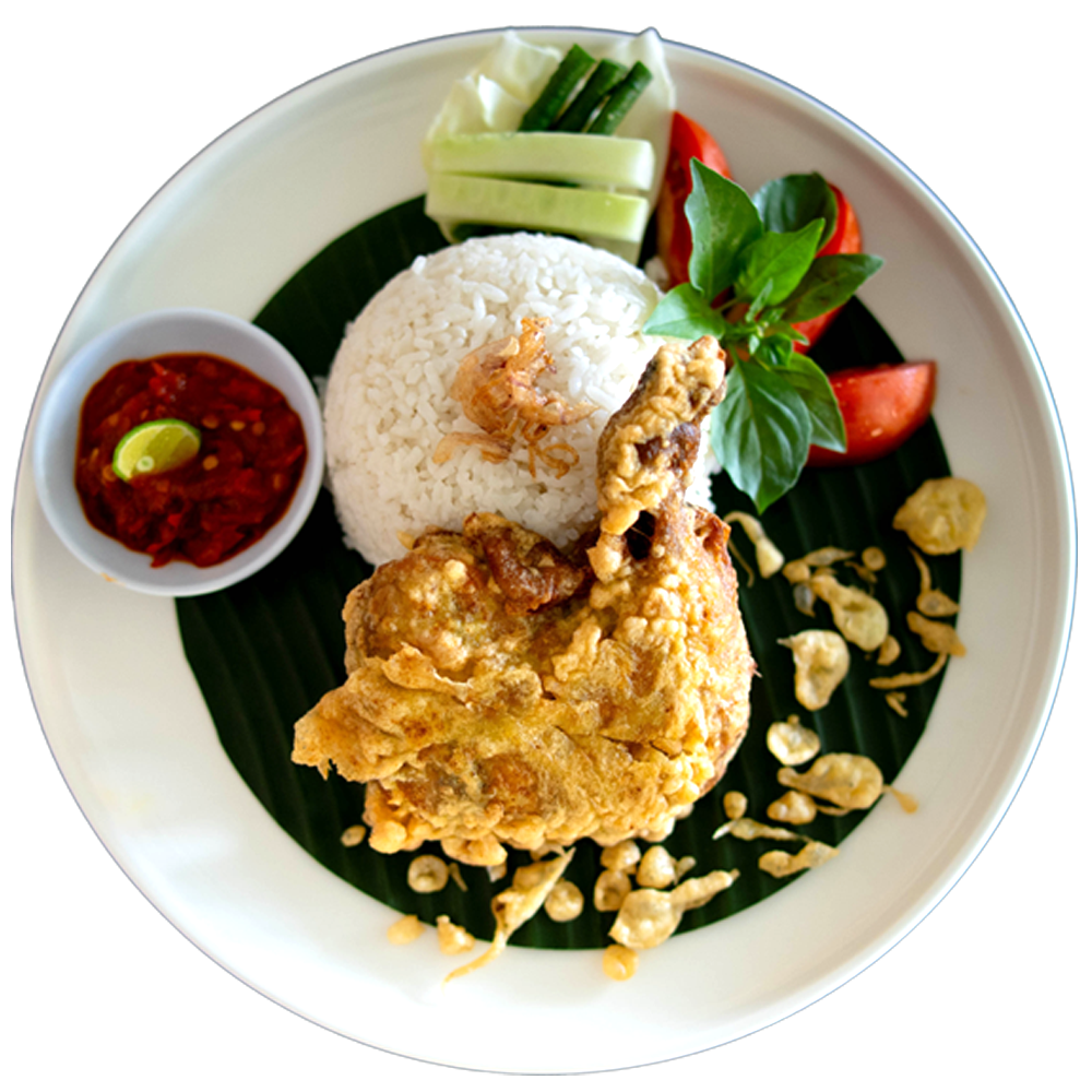 AYAM GORENG KALASAN (served with rice)<br>香料炸鸡