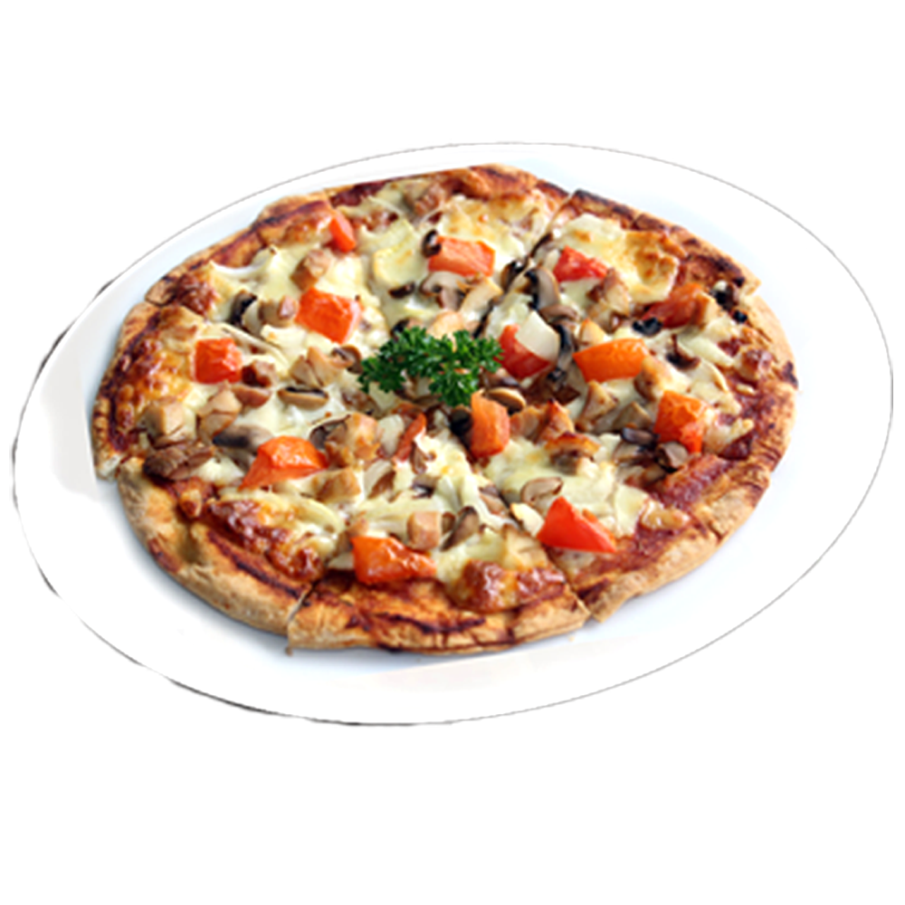 CHICKEN BBQ PIZZA<br>烧烤鸡肉披萨