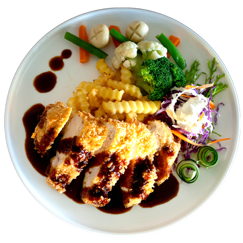 CHICKEN KATSU<br>炸鸡盖饭