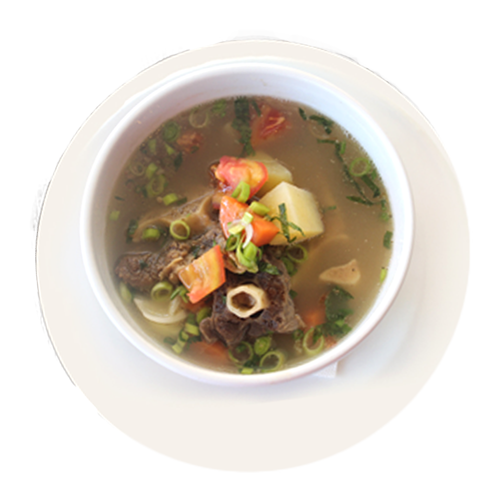 OXTAIL SOUP (served with rice)