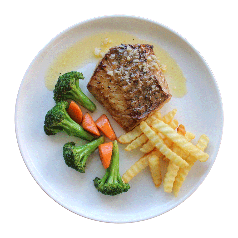 PAN SEARED White Fish With LEMON BUTTER<br>香煎鲷鱼