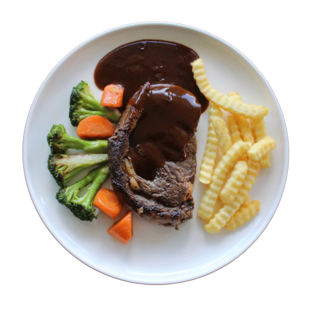 RIB EYE STEAK<br>肋眼牛排