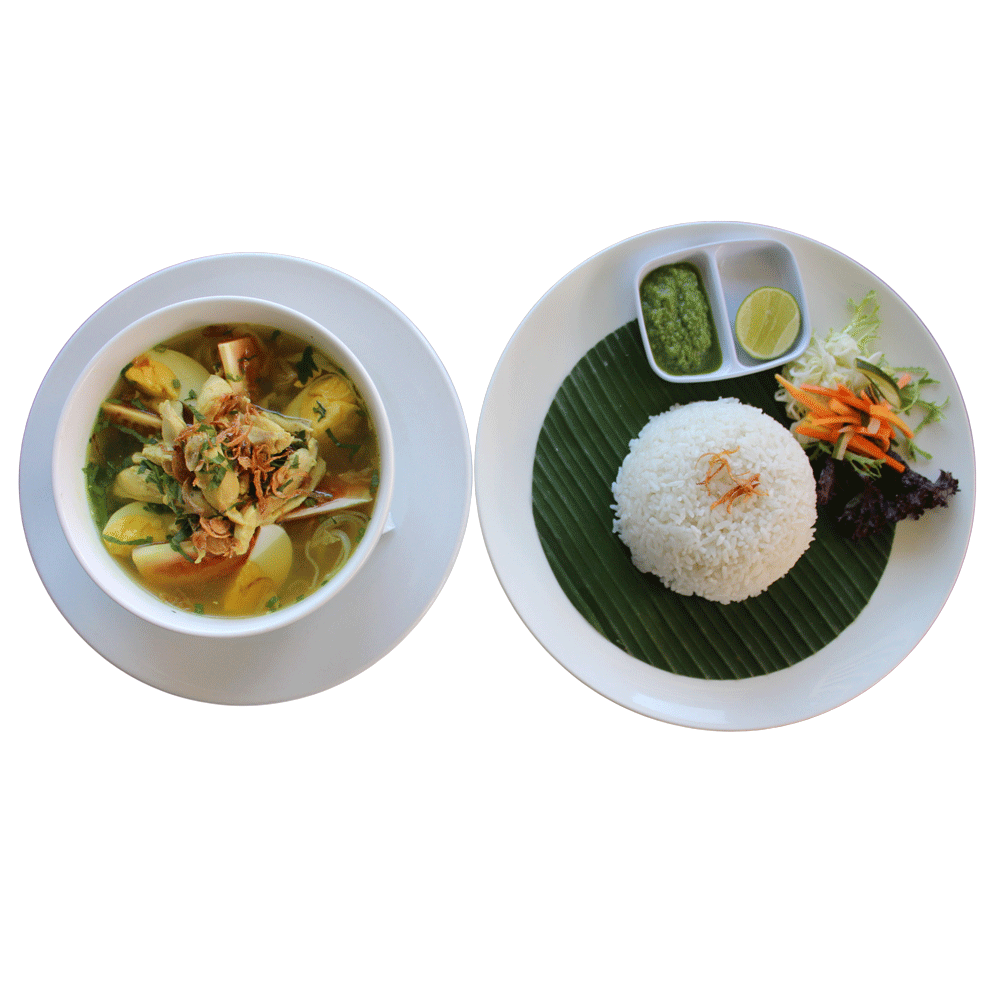 SOTO AYAM <br>鸡肉索托面